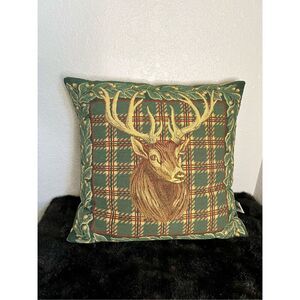 Riverdale Decorative Tapestry stag deer  Pillow
